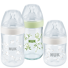 NUK Petit Set Biberons Nature Sense Temperature Control Verre - Babyboom  Shop - Babyboom Shop