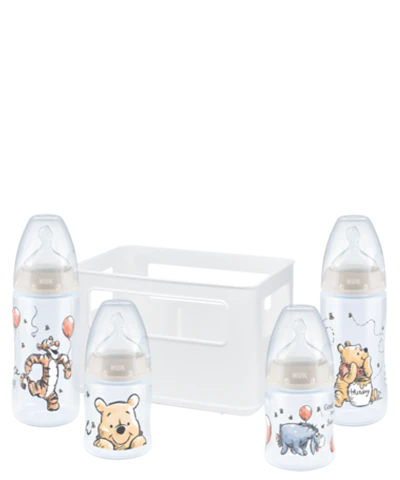 Biberon NUK Disney Winnie l'Ourson First Choice Plus 300ml (0-6m) avec  Temperature Control Nuk 10741033 : Magasin de puériculture et jouets de  naissance : poussette et landau , cadeau de naissance