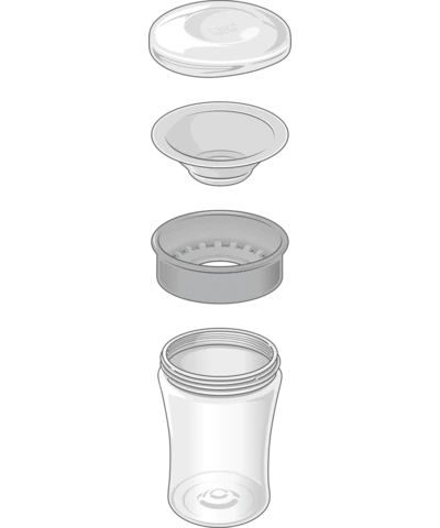 Tasse d'apprentissage 360° Magic Cup rose (230 ml) NUK - DisMerci